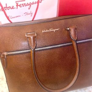 Ferragamo Leather Briefcase